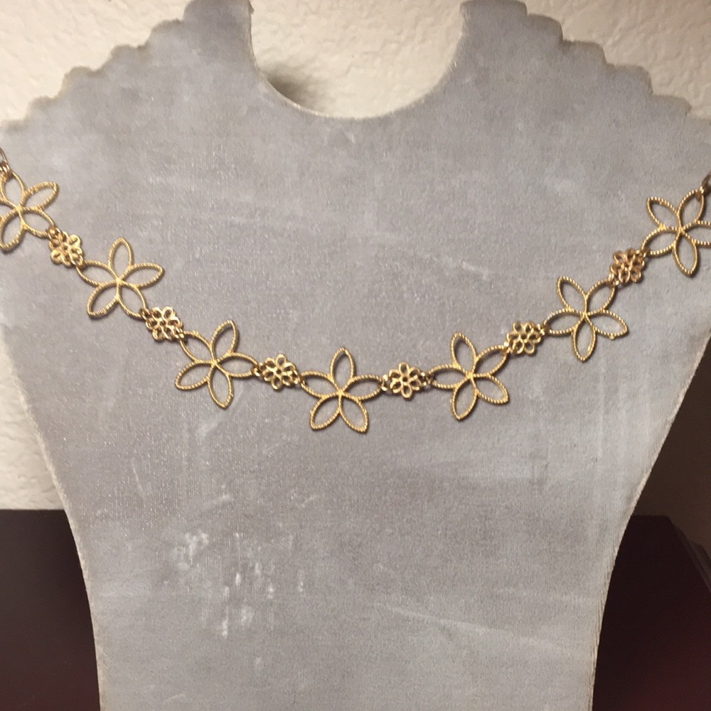 “Daisy chain” metal link adjustable headband